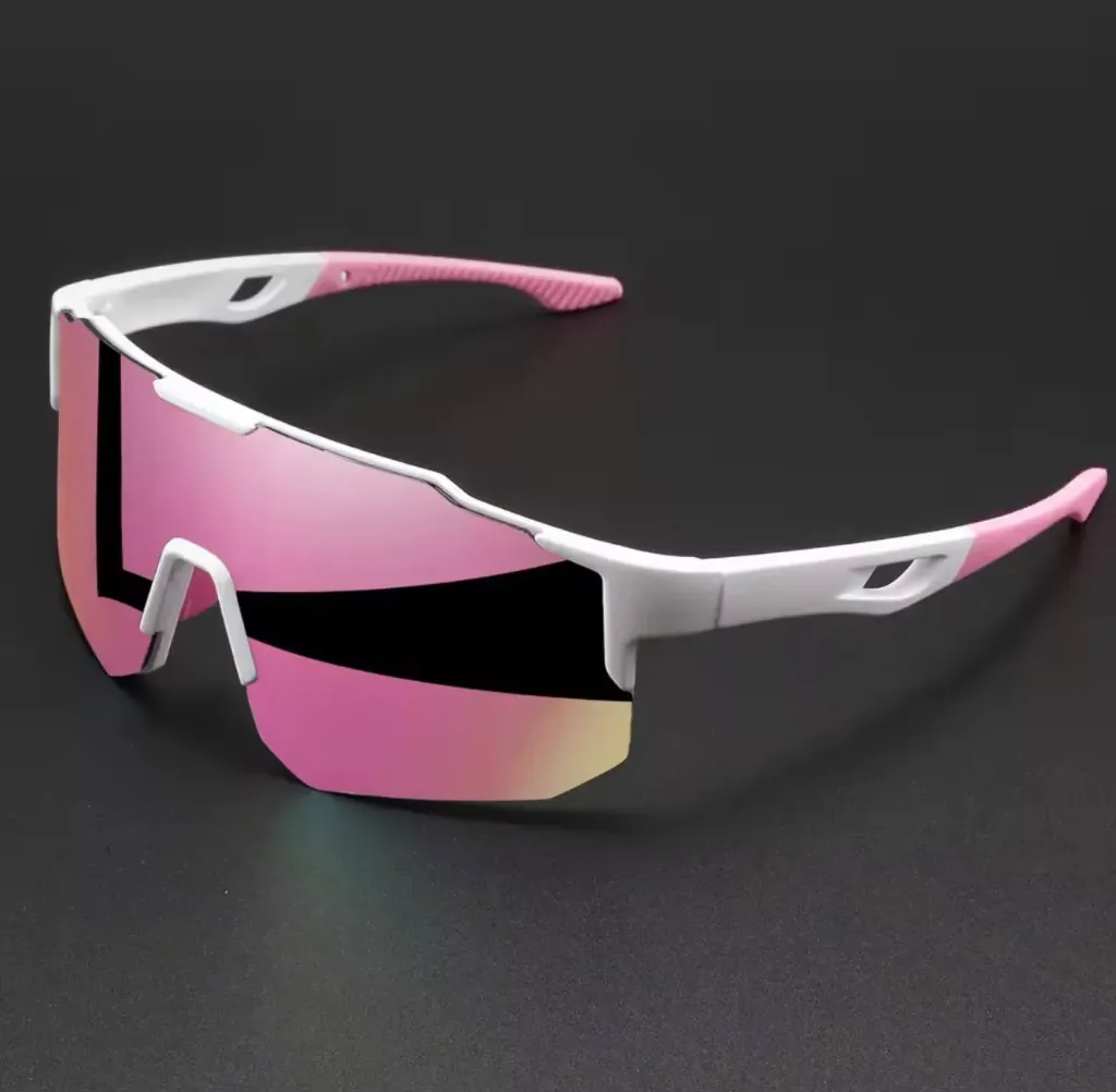 SCVCN – Lunettes de cyclisme photochromiques roses UV400