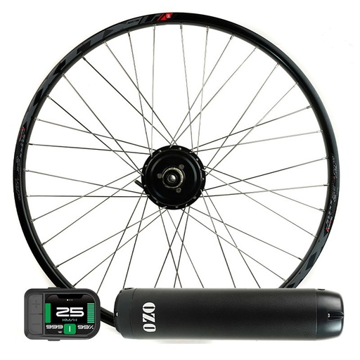 Kit Hornet AXE traversant 250W moteur roue arrière et batterie 36V